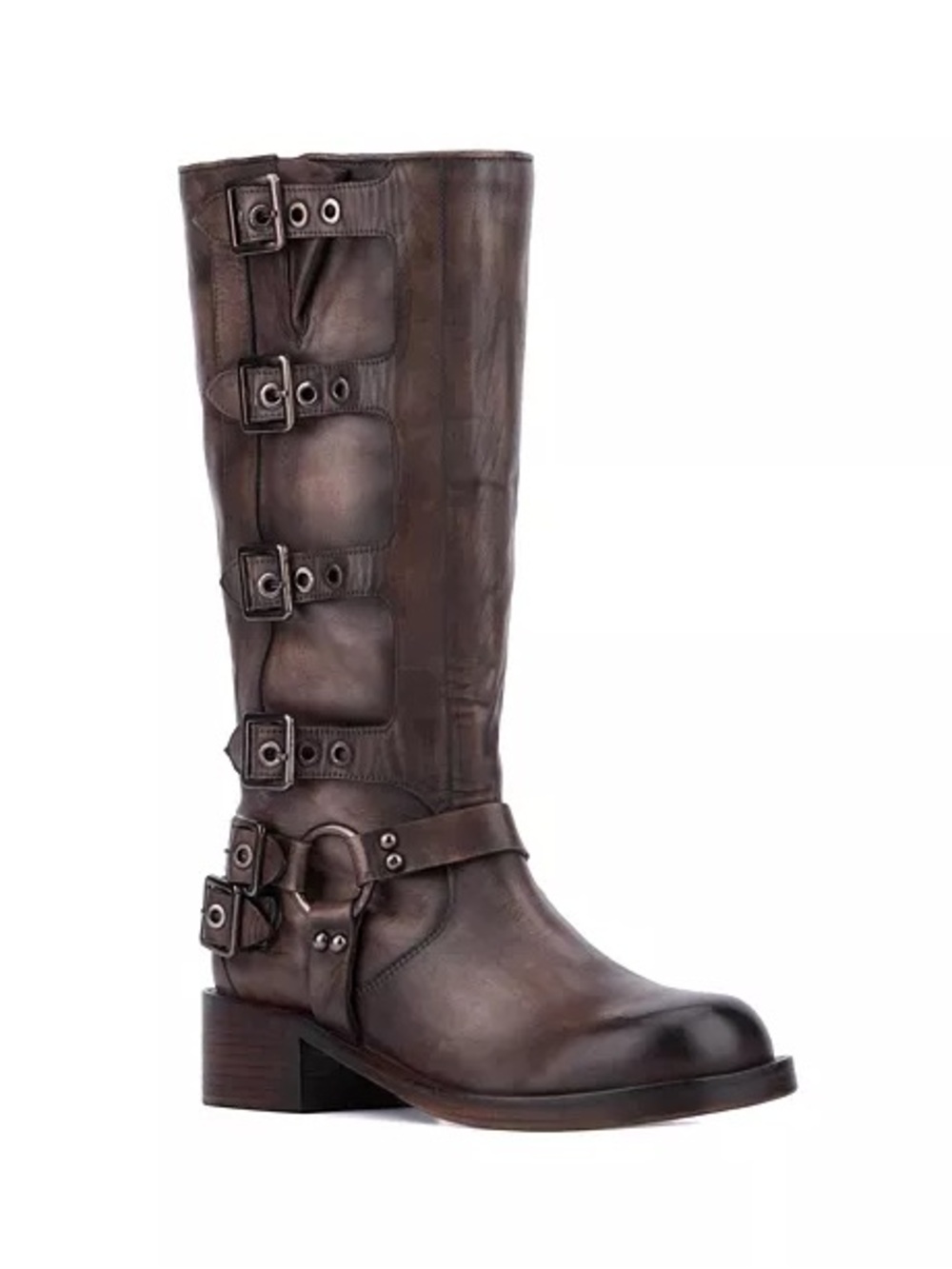 Vintage Foundry Co Constance Half Calf Riding Boots Chocolate US 8.5 New